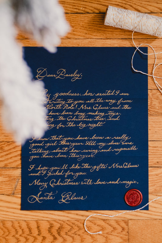 Letter FROM Santa Claus