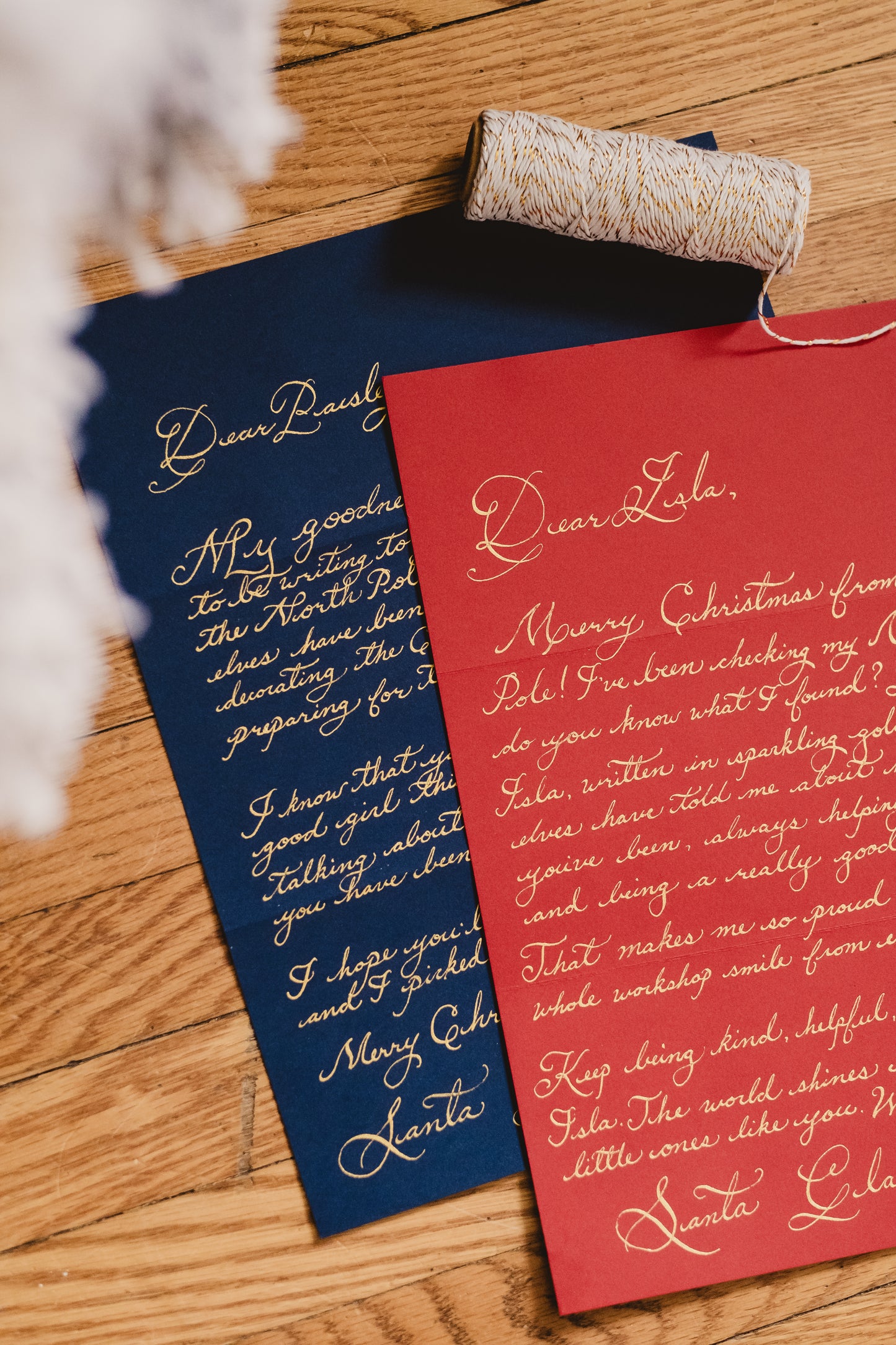 Letter FROM Santa Claus